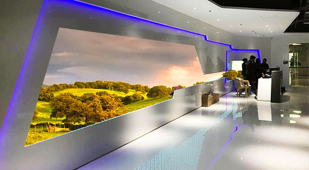 熊猫体育LED异形屏走进OPPO印度总部